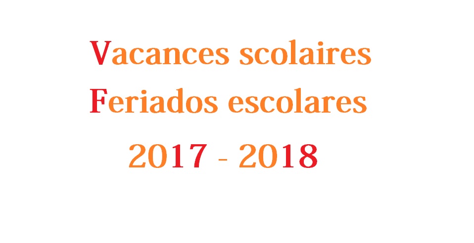 Quels sont les dates des vacances scolaires au Portugal pour 2018