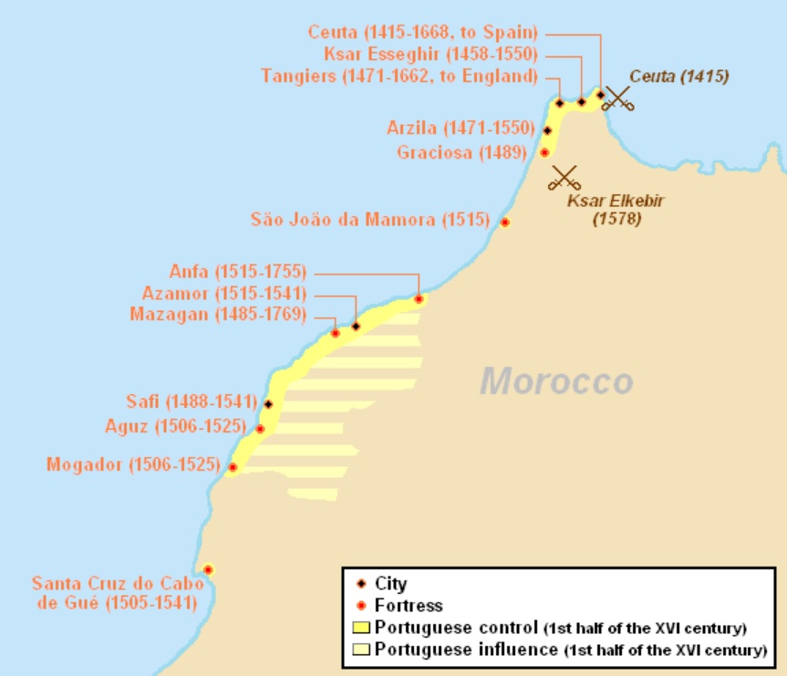 La colonisation et le commerce du sahara occidental est accordé au Portugal par le pape
